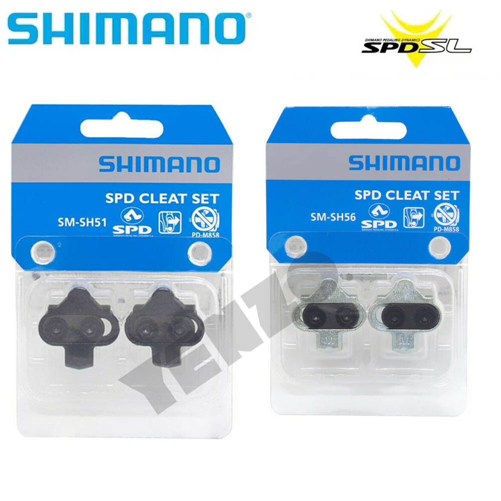 Shimano SPD SM SH51 SH56 Pedals Cleat Set MTB Bike Bicycle Cycling Cleat