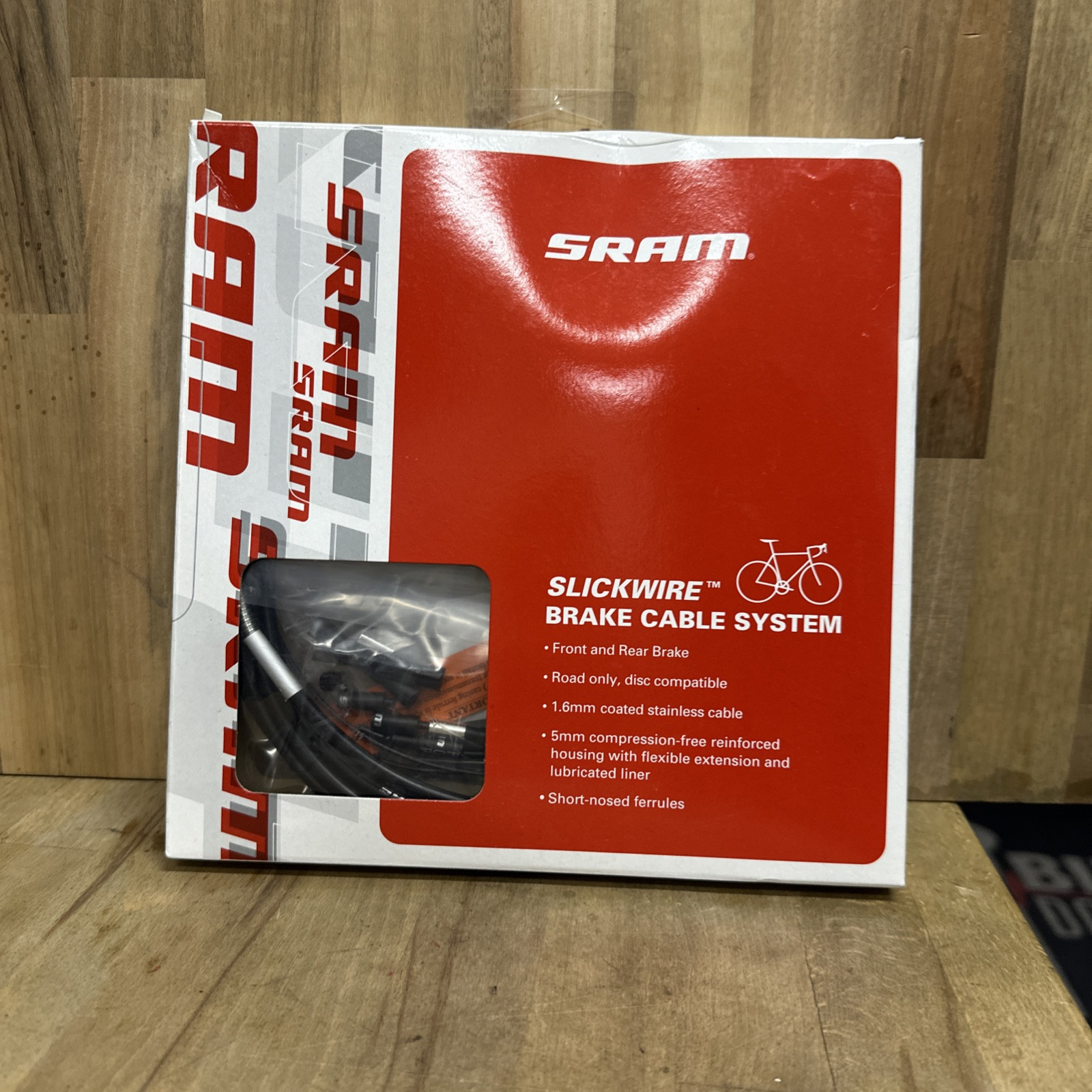 SRAM SlickWire XL Road Disc Brake Cable System Kit 1.6 mm / 5 mm Housing – Black