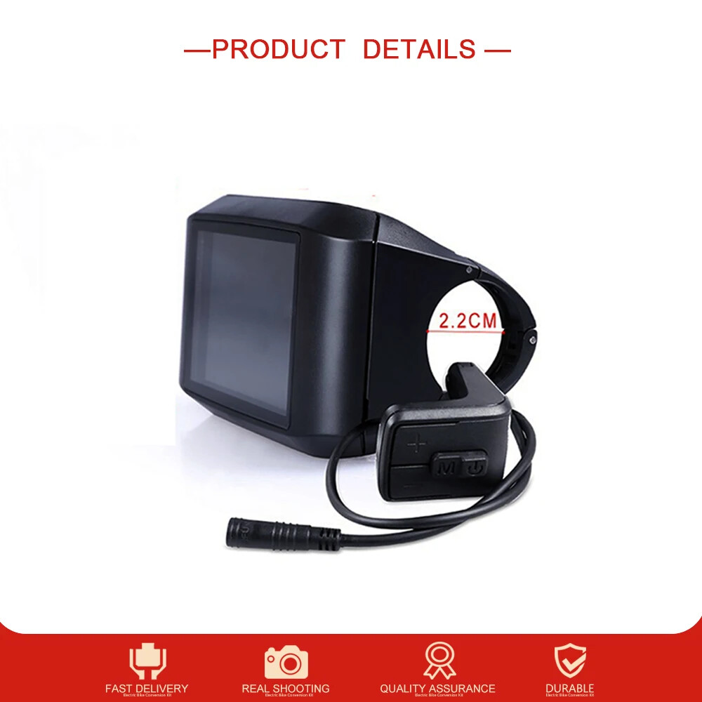 E-bike LCD 750C Display for Electric Bicycle Mid Drive Motor 36V 48V 52V 60V