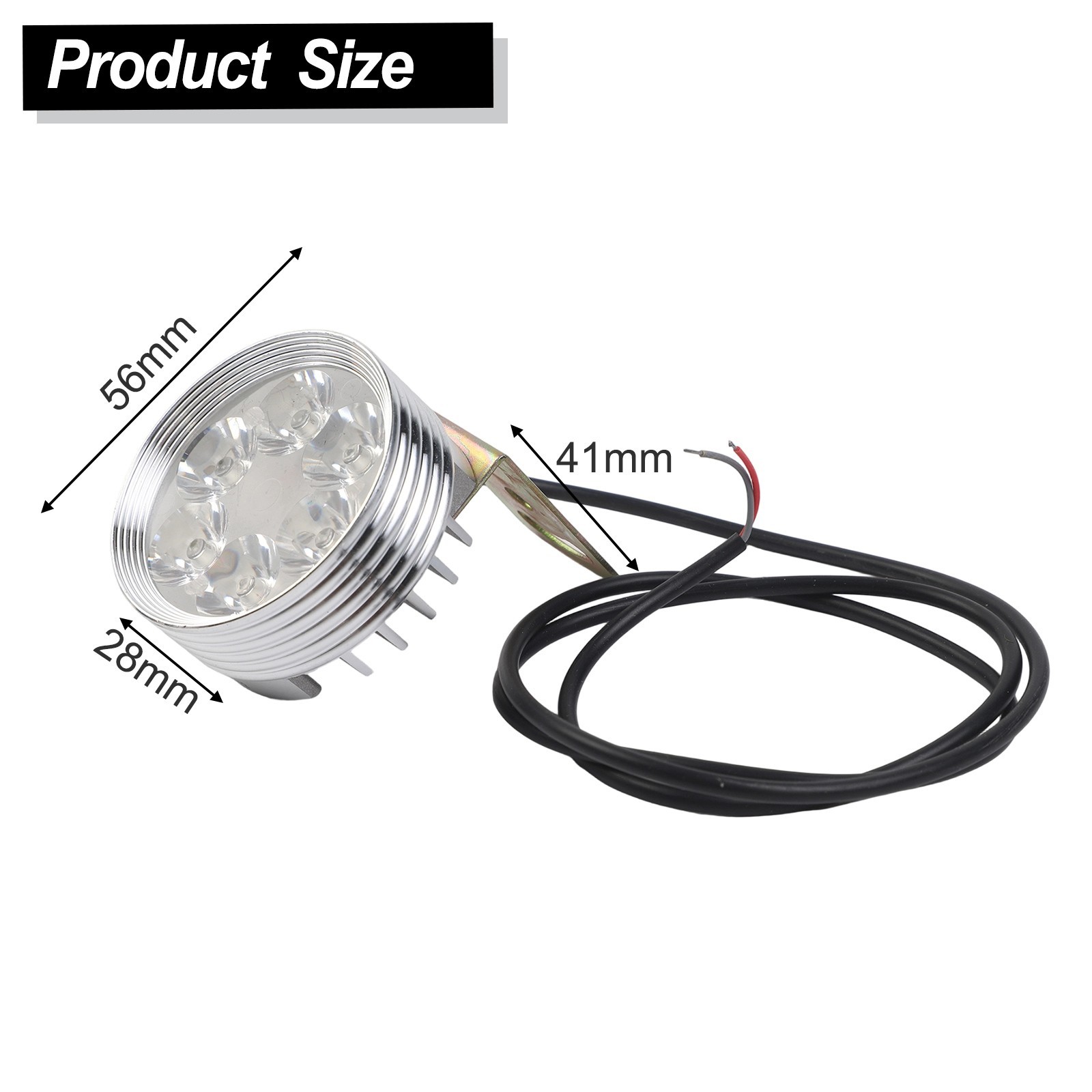 12V-85V E-Bike Headlight Electric Bicycle Lamp LED Front Light 6 Scooter 80cm