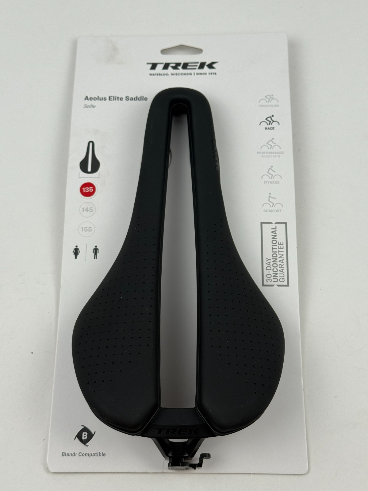 Trek Aeolus Elite Saddle Alloy Rails SIZE 135mm Width