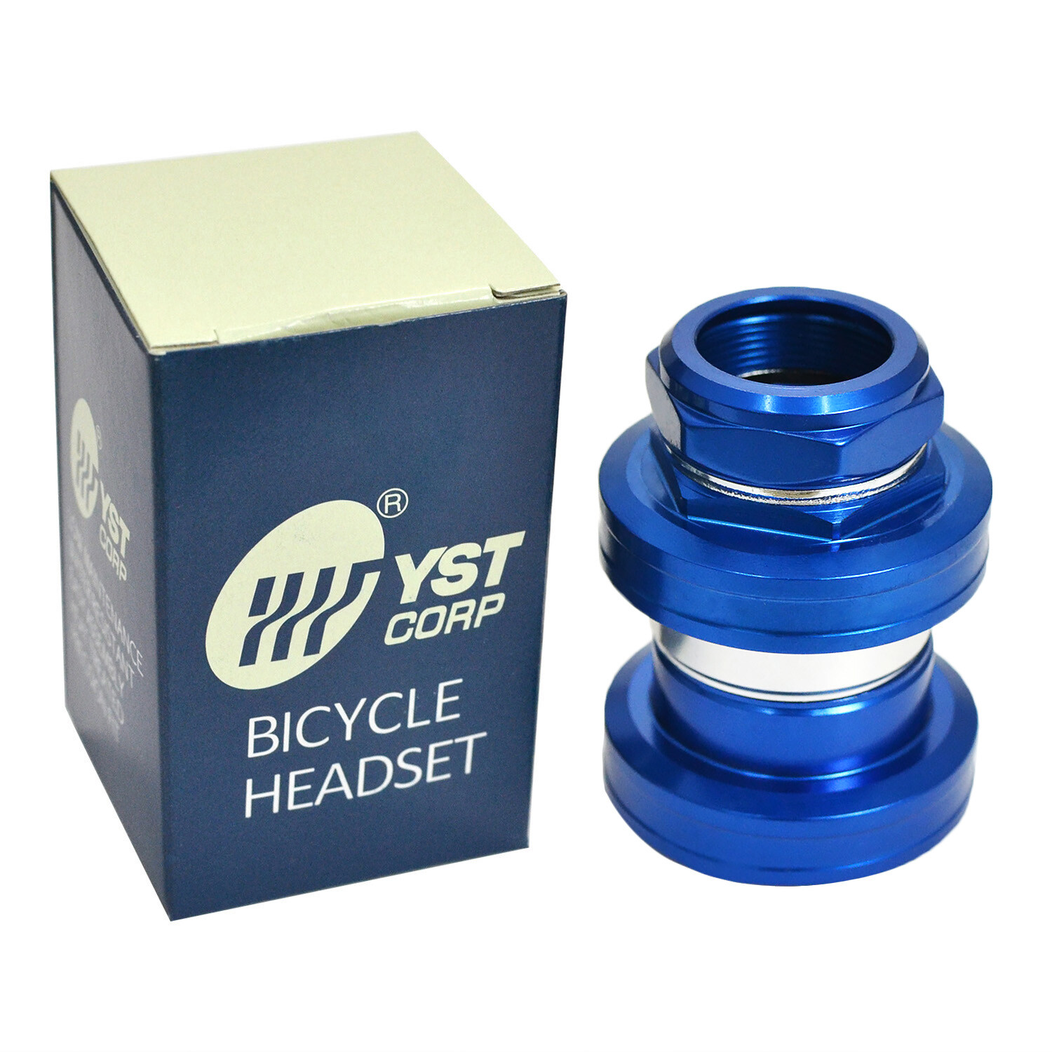 YST Old School BMX 1″ Threaded Bike Headset 32.7 cups 26.4mm , Blue