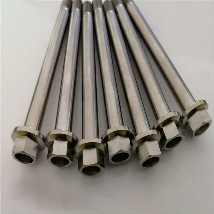 1pcs M10 x 108-135mm Titanuim Alloy Screws Bolts 1.25 Pitch Flange Head Cap