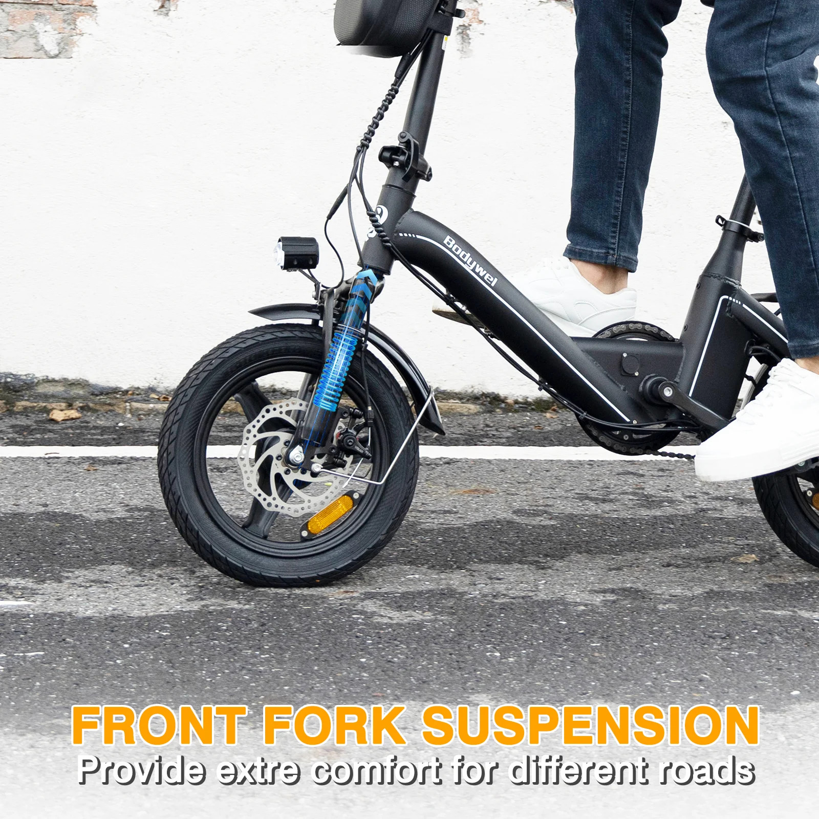 Folding Electric Bike 500W UL Certified 36V 13Ah 30 Mile Range Compact