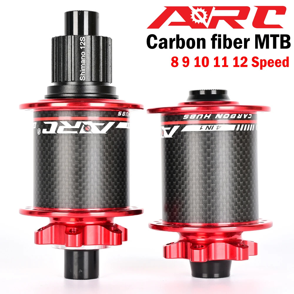 32H Carbon Fiber Mountain Bike Hubs 6 Pawls 114 Click 8-12 Speed Bicycle Hub