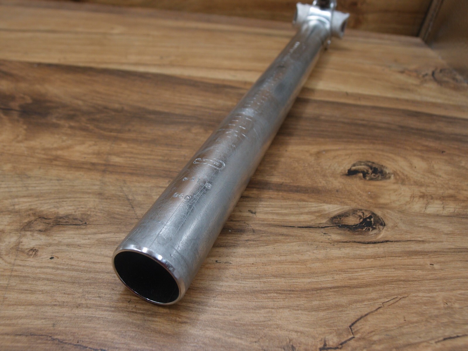 1998 MTB plain seatpost ZANZI POST by JD Components 31.6 mm