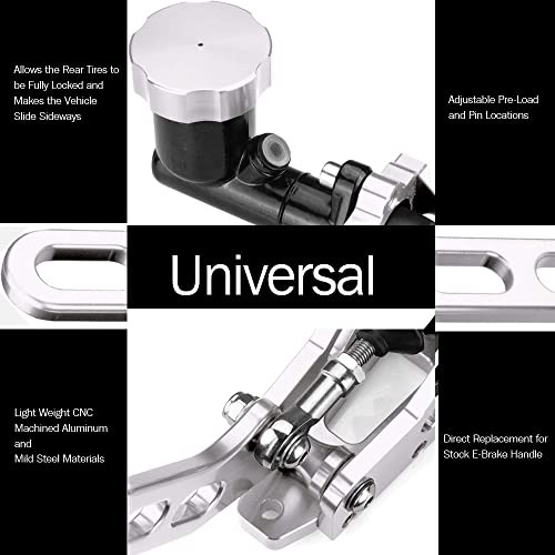 Aluminum Hydraulic Drift Handbrake E-Brake Racing Parking Lever Gear Kit