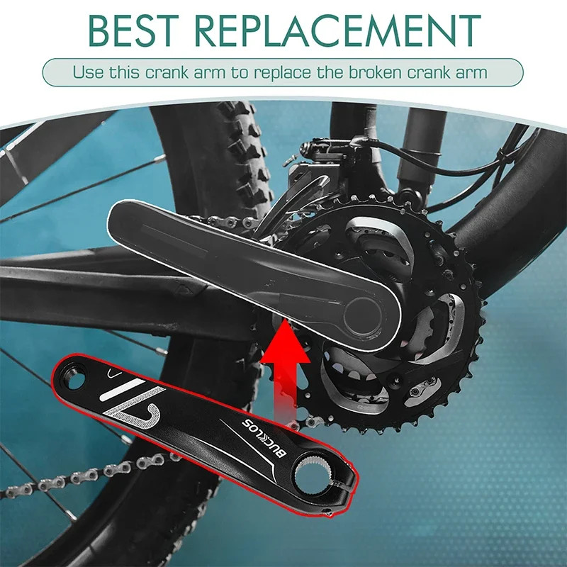 Bike Crank Arms Aluminum Alloy Bicycle Spinning Cranks 152Mm 170Mm 175Mm Bicycle