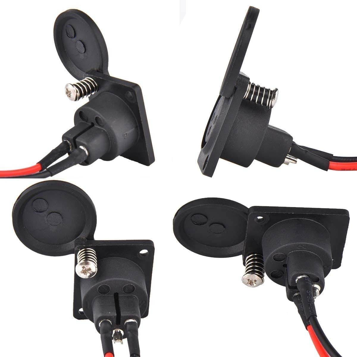 3 Wire 3-Pin XLR Charging Port Cable for E-Bike, E-Scooter, Mobility, Wheelchair