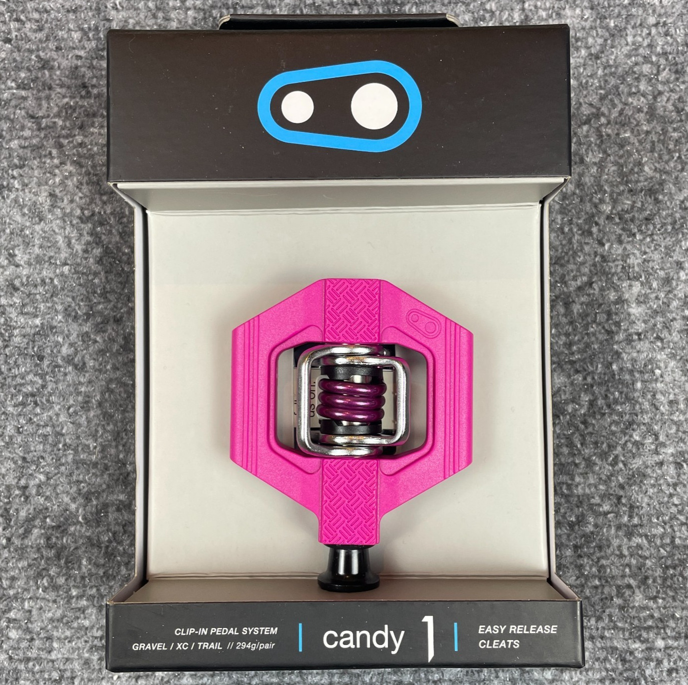 Crank Brothers Candy 1 Clip-In Mountain Bike Pedals Pink NEW MTB XC