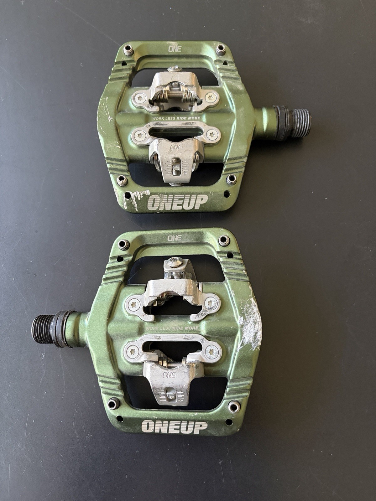 OneUp Components Green Clip Pedals