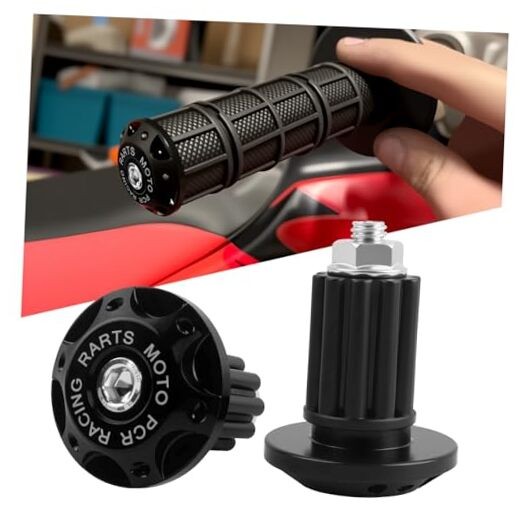 2PCS Motorcycle Handlebar End Caps,Aluminum Alloy Bar Ends Plugs Fit 22 mm