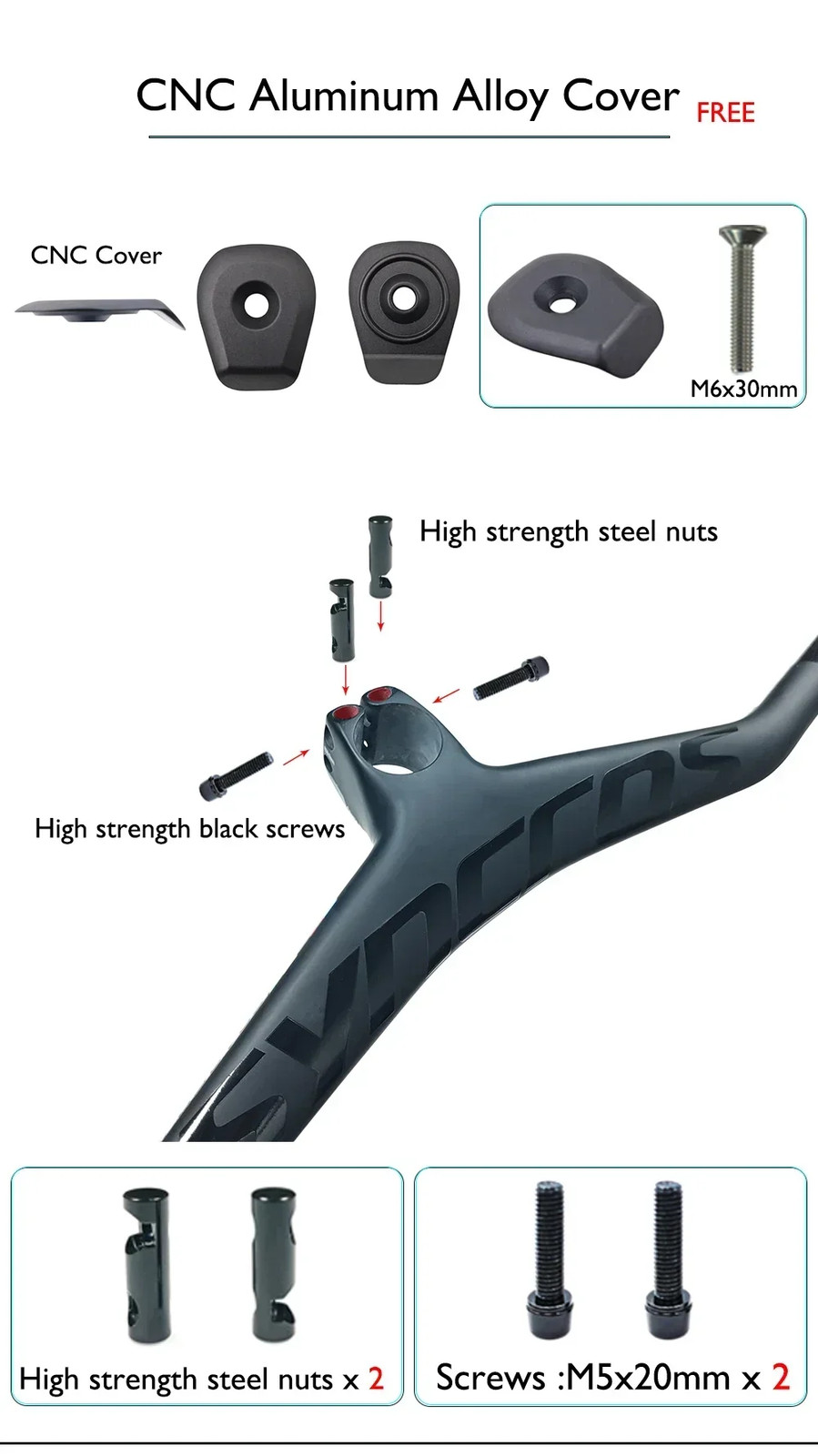 740mm MTB Carbon Integrated Handlebar with Bike Computer Mount 8° 17° 25°