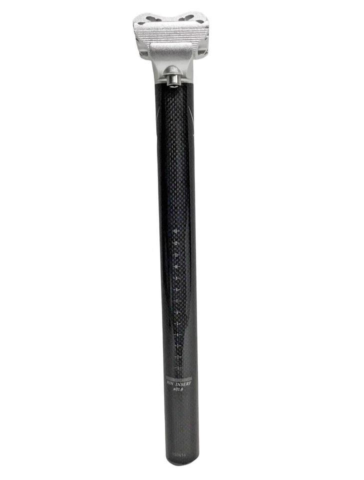 RC Full Lightweight Carbon Black Seatpost 31.6mm x 350mm MTB Road Gravel