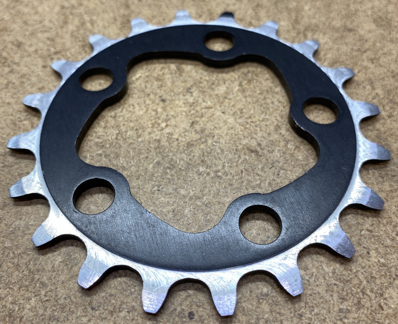 NOS Rockwerks 20t 58mm BCD Chainring USA CNC Aluminum Vintage MTB Touring Triple