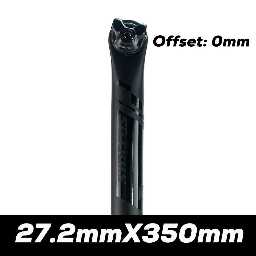 Carbon Fiber Seatpost MTB/Road Bike Seat Tube 0°/20° Rail 7×9/7x7mm 27.2-31.6mm
