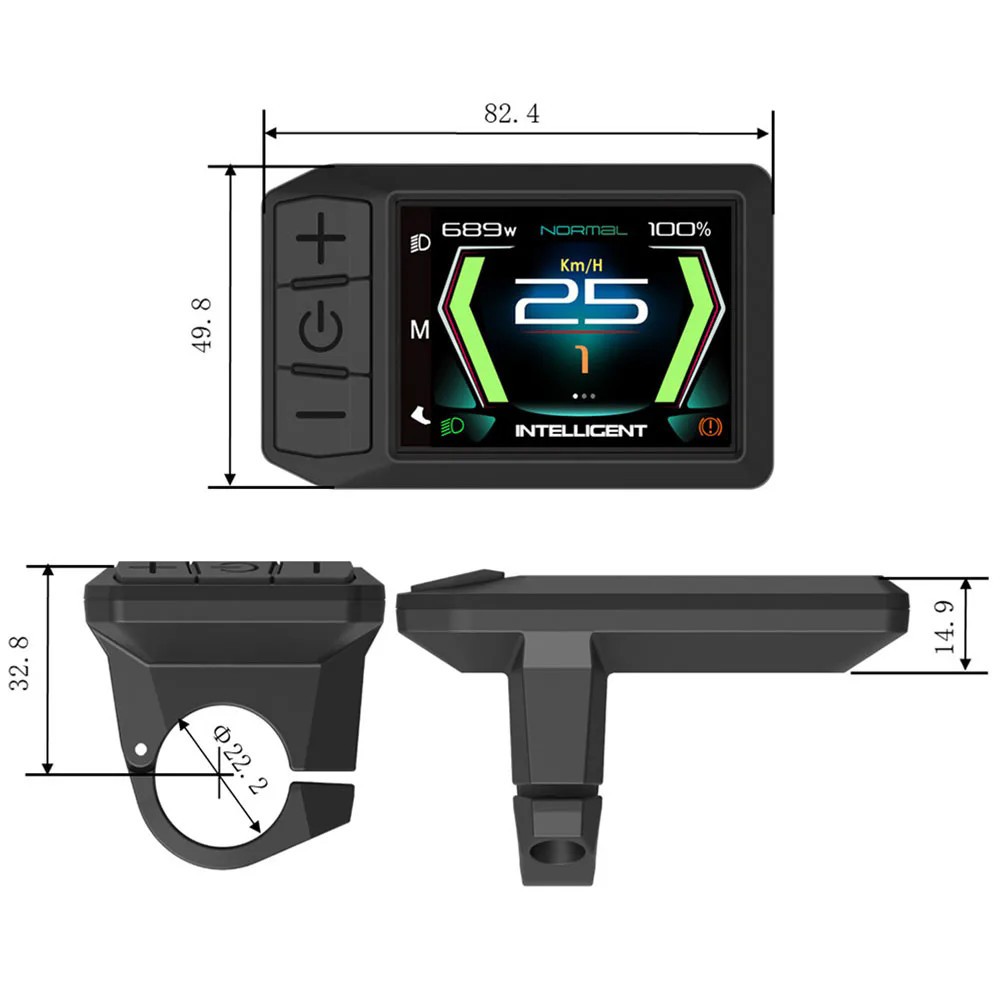 Ebike 600C LCD Display CAN for Bafang M410 M500 M510 M560 M600 M800 M820 Motor