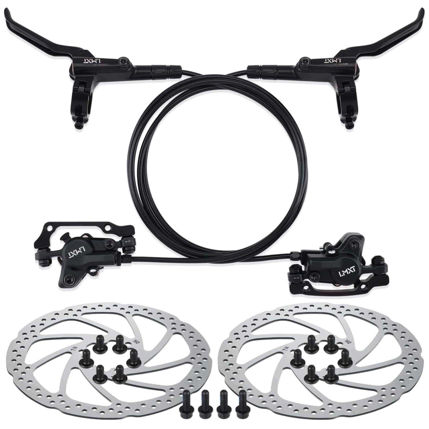Left Front & Right Rear Brake Kit for Mountain Bike