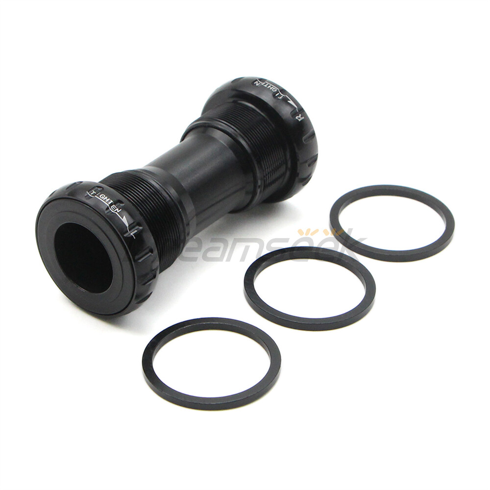 Bottom Bracket 68/73mm MTB Road Bike Threaded Bearing Hollowtech BB W/ 3 Spacer