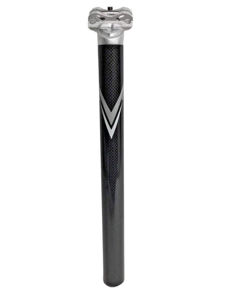 RC Full Lightweight Carbon Black Seatpost 31.6mm x 350mm MTB Road Gravel