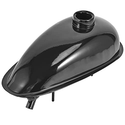 Trkimal Upgrade Metal Fuel Gas Tank with Petcock Cap for 49cc 2L (0.53 Gallons)