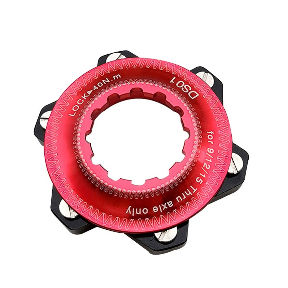 Center Lock to 6 Bolt Disc Brake Adapter for Mountain Bike 9mm 12mm Axle