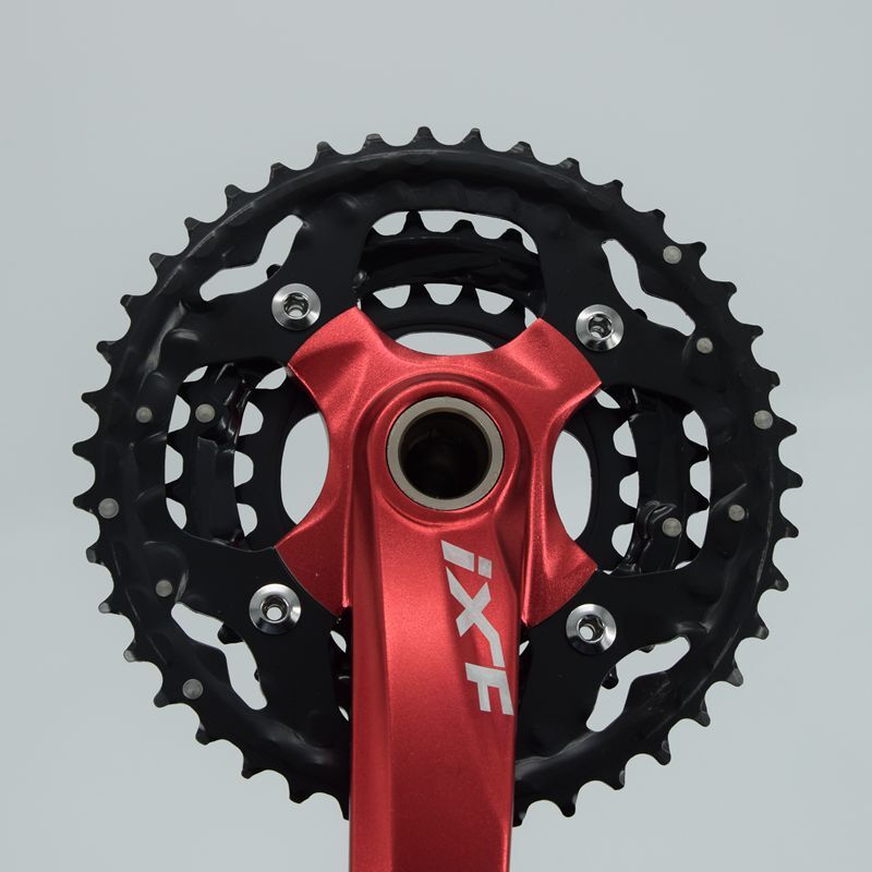 Bike Triple Chainset Crank 104BCD 24/32/44t 3X10S Round Chainring Bottom Bracket