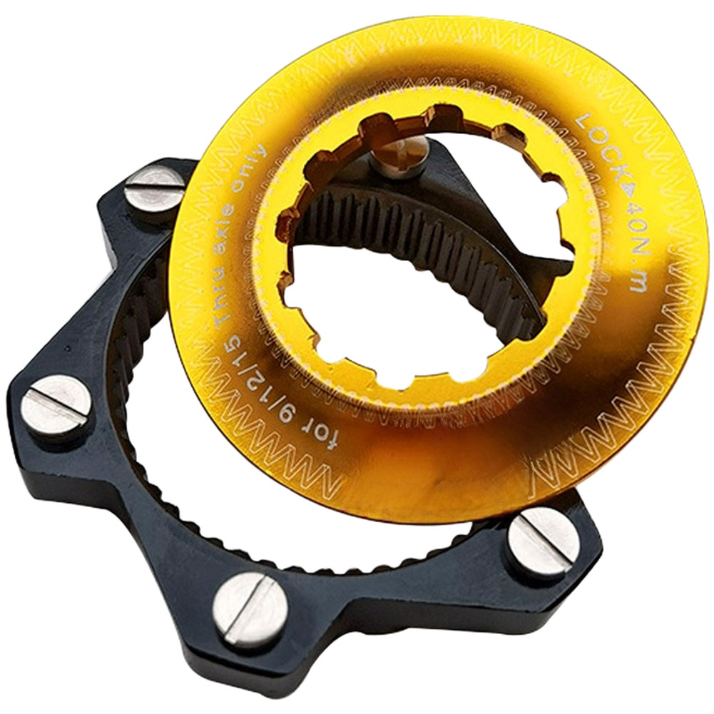 Center Lock to 6 Bolt Disc Brake Adapter for Mountain Bike 9mm 12mm Axle