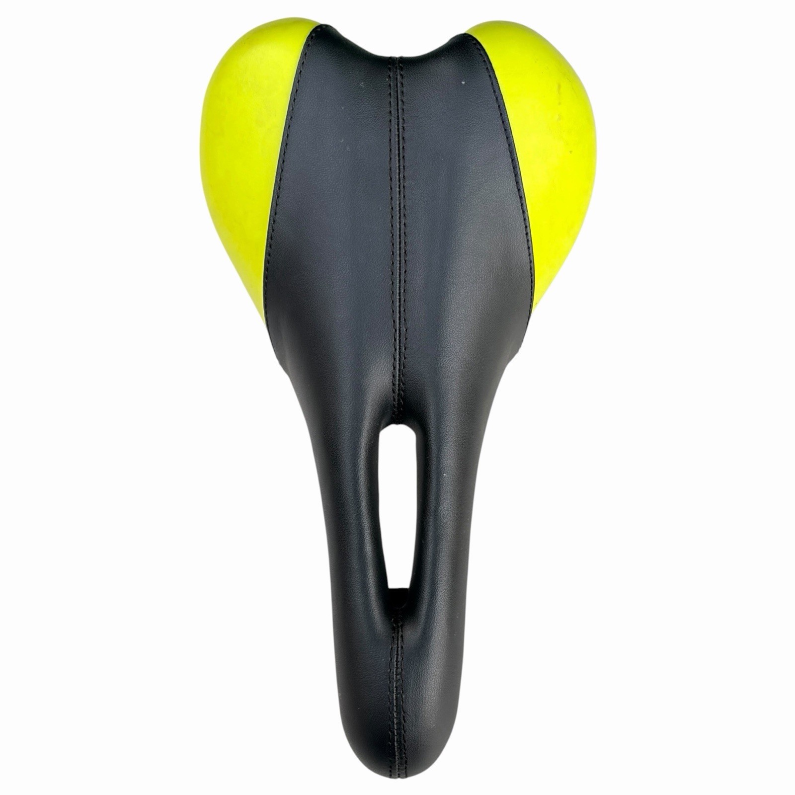 Bicycle Comfort Saddle Seat Black and Yellow Unsure of Brand
