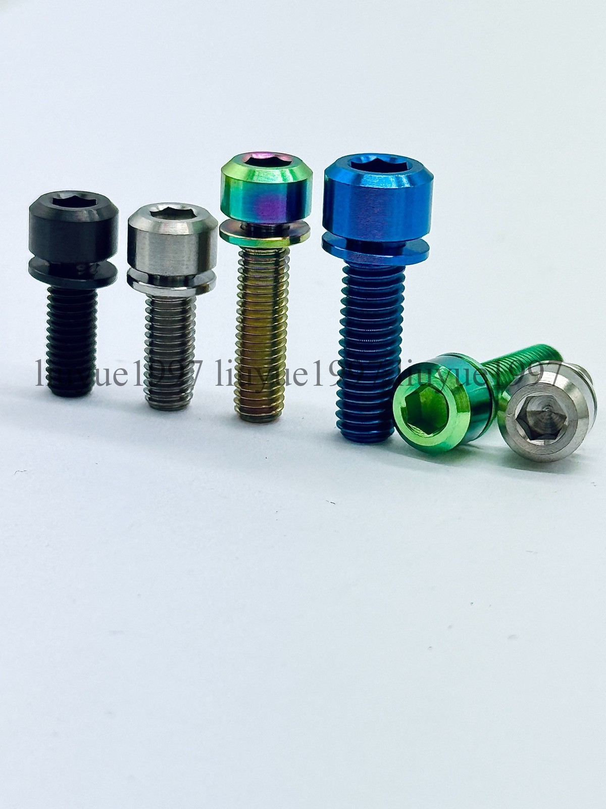 Titanium Bolt M5/M6x14 16 18 20 30mm Hex Screw For Bike Stem Bolt With Washer
