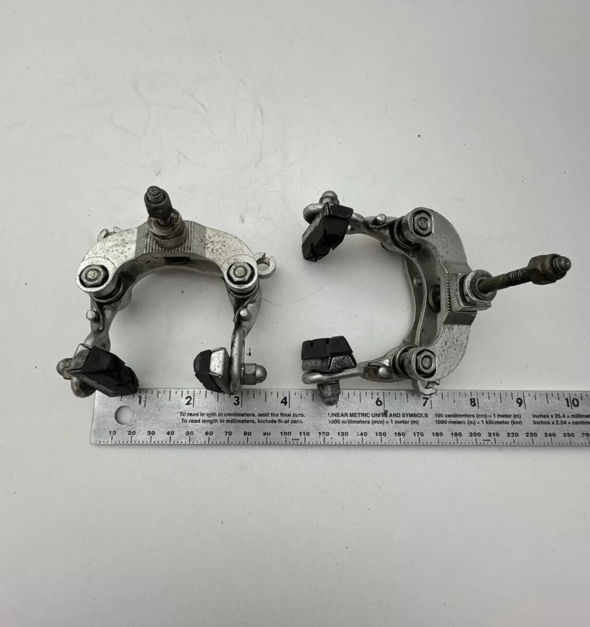 Vintage Weinmann 610 Center Pull Brake Caliper Set Vainqueur 1981 Black Logo A72