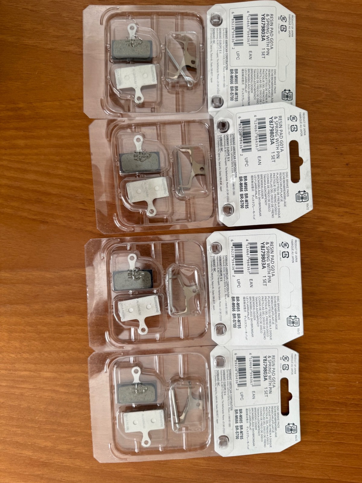Shimano G01A Disc Brake Pad – Y8J79803A – NEW