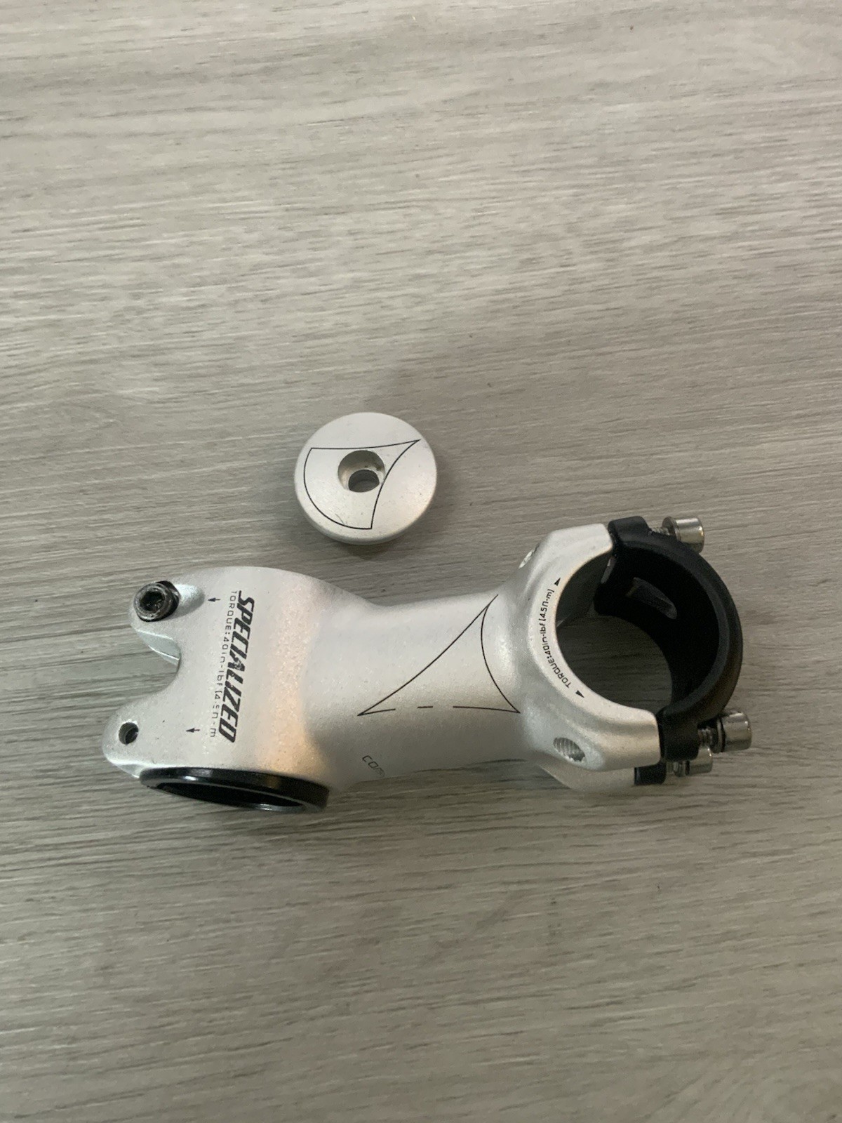 SPECIALIZED COMP THREADLESS STEM 80 MM 1 1/4 OR 1 1/8 INCH 31.8 MM WITH STEM CAP
