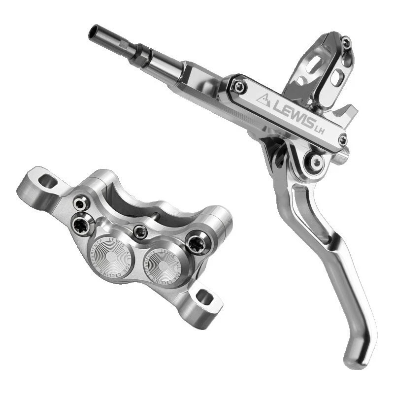 Lewis LH4 Brake Set, Left Front/Right Rear SILVER