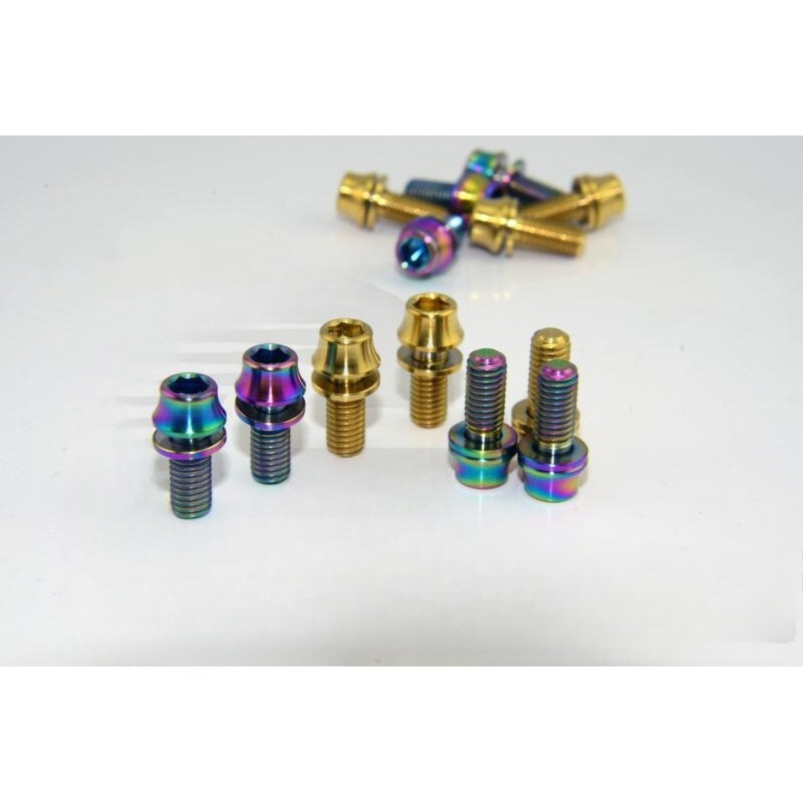 M5 Titanium Bolts with Washer MTB Road Bike Water Bottle Cage Mount Screws 12mm