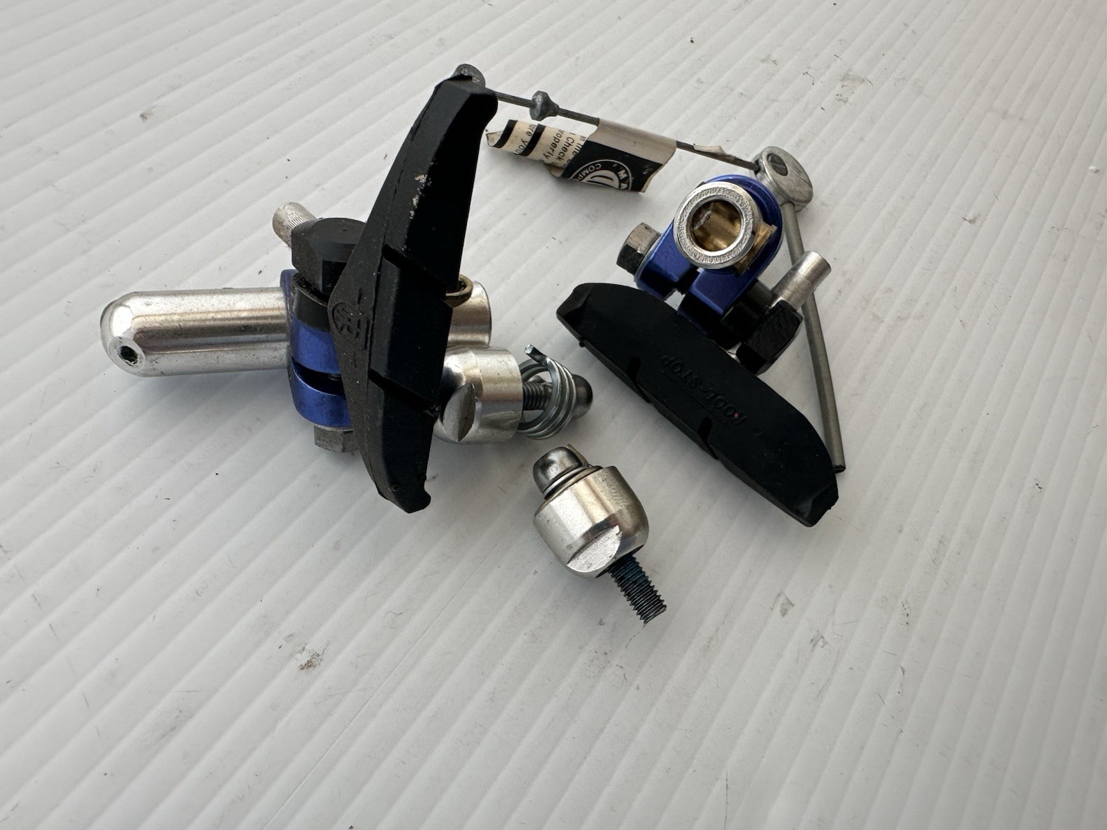 Dia-Compe Front Rear Cantilever Brake Set Blue Kool Stop Marin MTB Take-Off