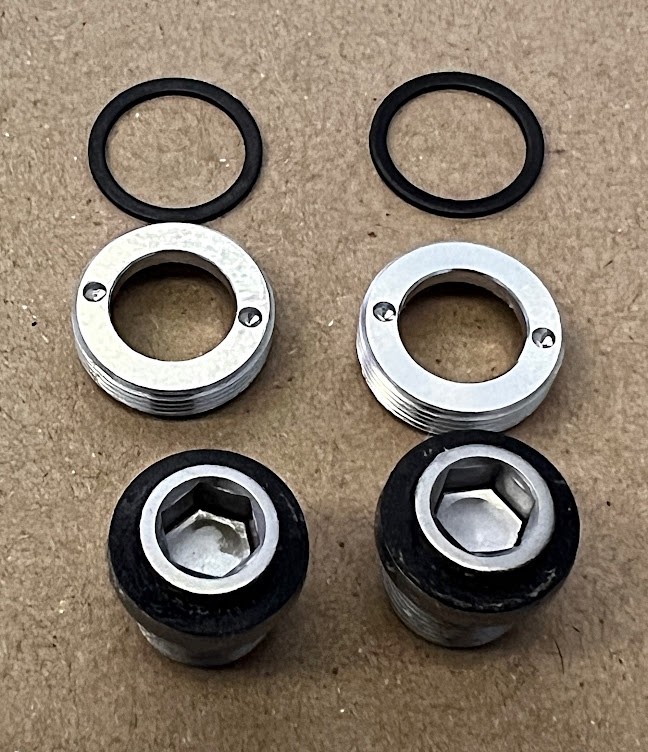 Shimano Crank BOLT Cap and Washer for Dura-Ace FC-7700 & Ultegra FC- 6500 Crank