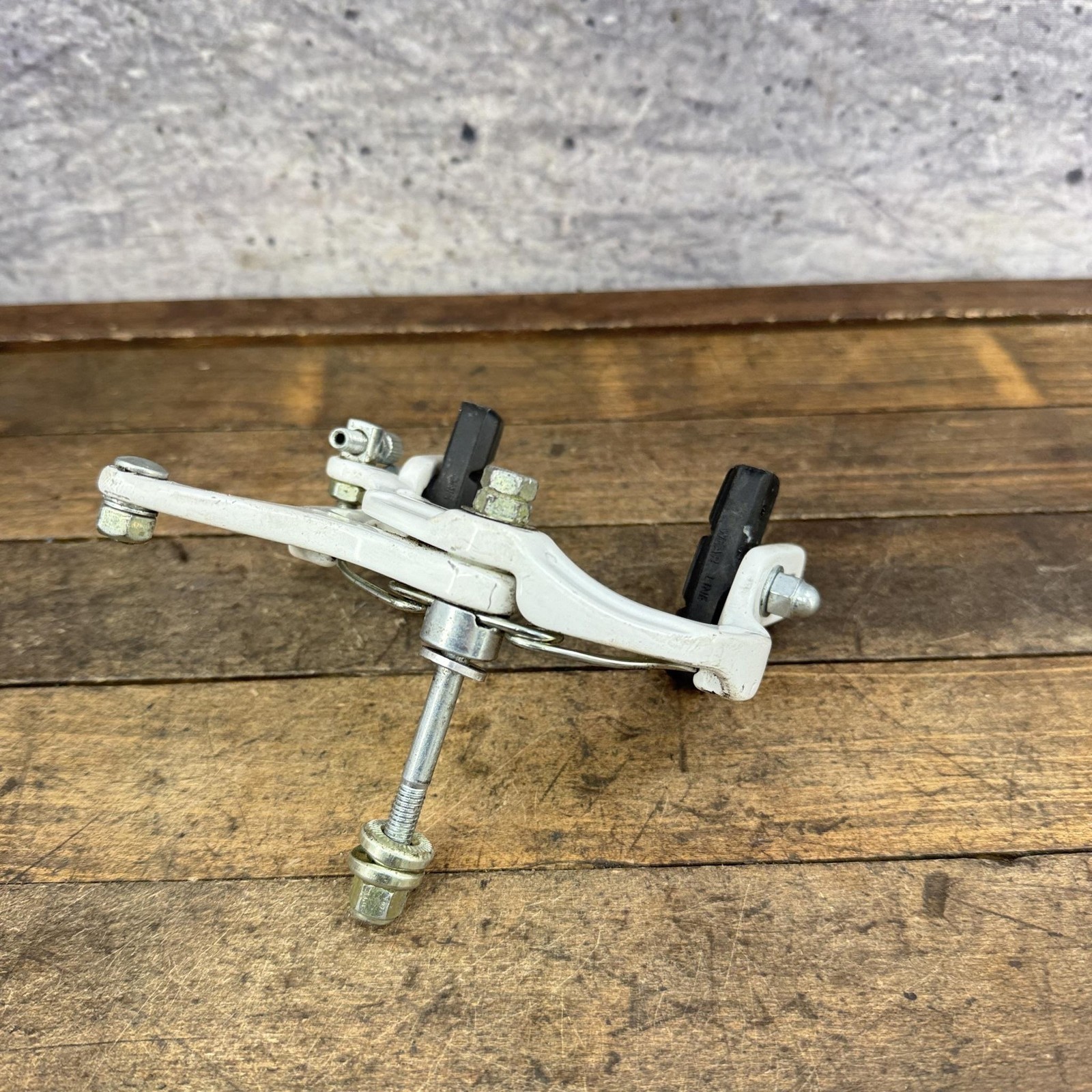 Tektro 984A BMX Brake Caliper FRONT White Side Pull 205g Aluminum BMX Bike