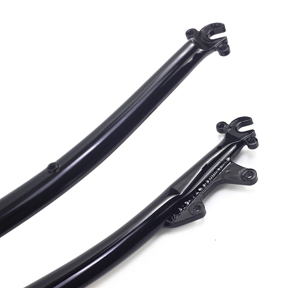 26″ Chromoly Steel Touring Bike Rigid Fork 1 inch 25.4mm Disc V Brake Threadless