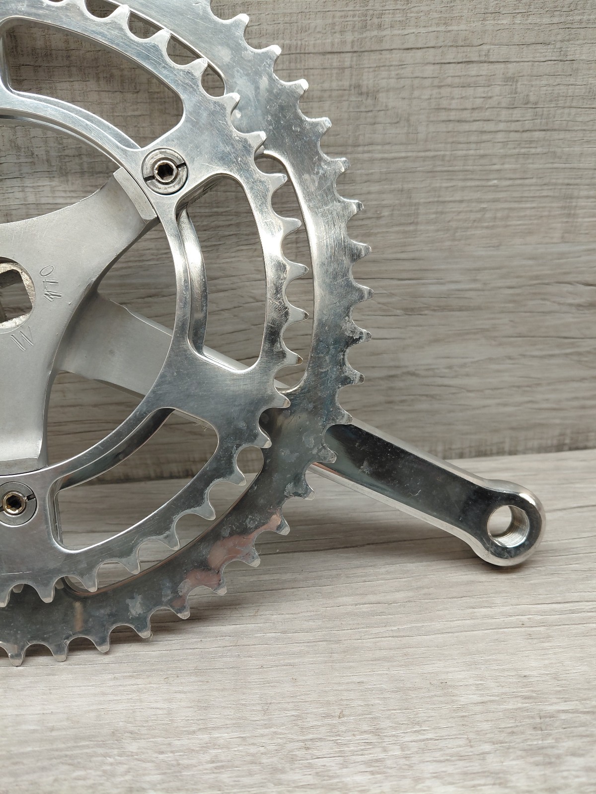 Vintage Specialties TA 3-Arm Crank-Set 170 mm 52/42 T Double Road Bike France