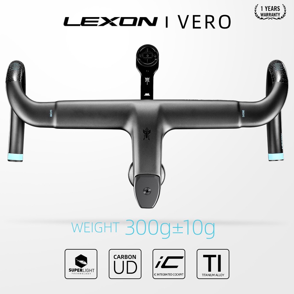 T1000 Integrated Carbon UD Road Bike Handlebar with Full Inner Cable Racing Handlebars