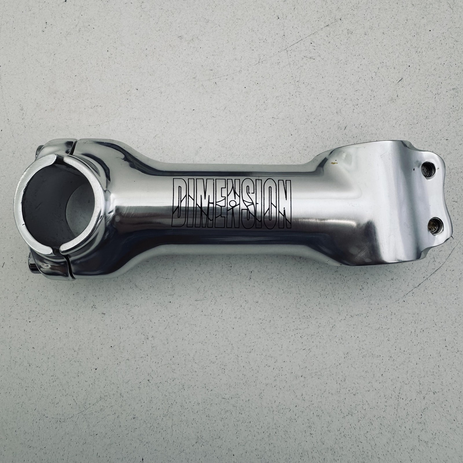 Dimension Threadless Stem 1-1/8 105/84mm Silver Forged Alloy QBP SM4541 DMN A75