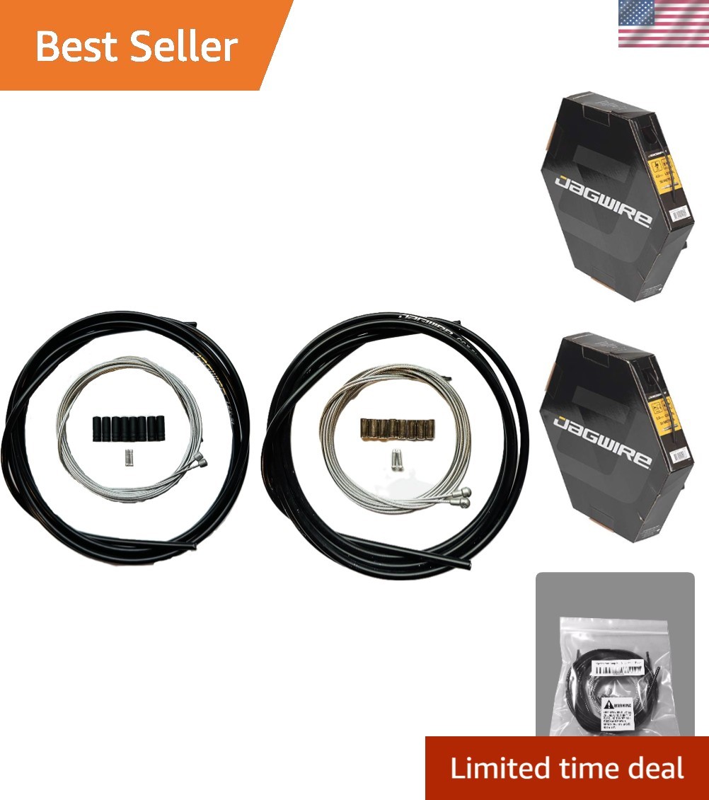 Road Shop KIT – Complete Brake & Shifter Cable and Housing Kit- Black – SRAM/…