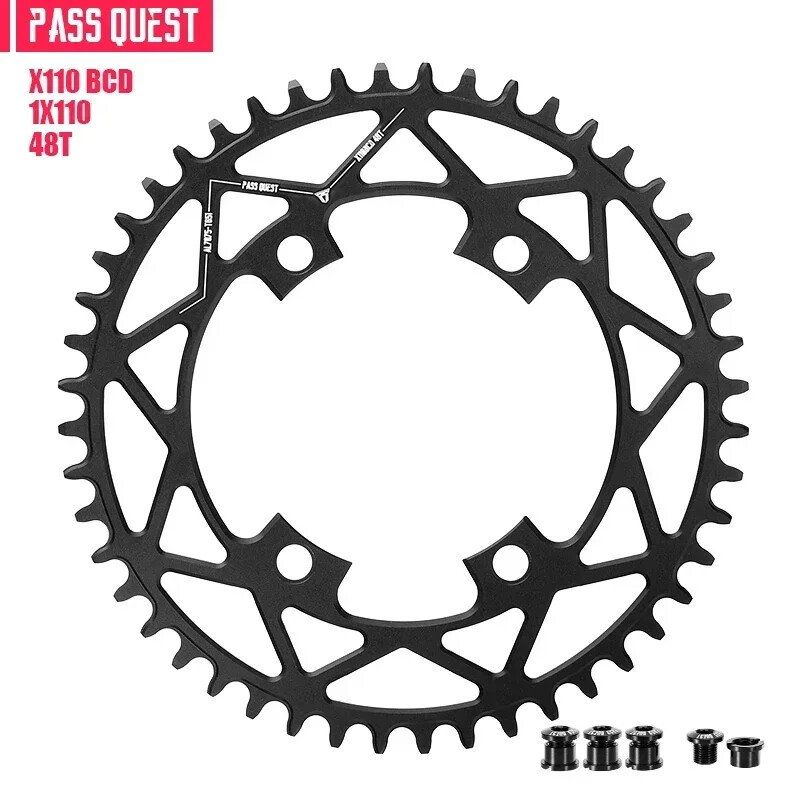 110BCD Road Bike Crankset Chainring Narrow Wide Chainwheel 36T-58T for SHIMANO