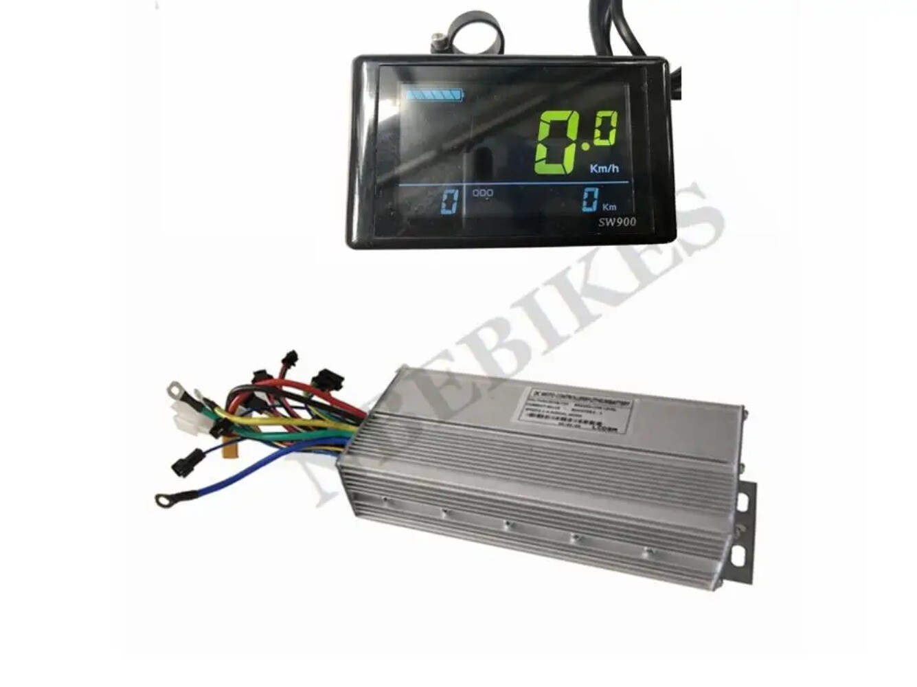 48V 72V 1500W-2000W 40A Brushless DC Motor E-bike Controller with Display