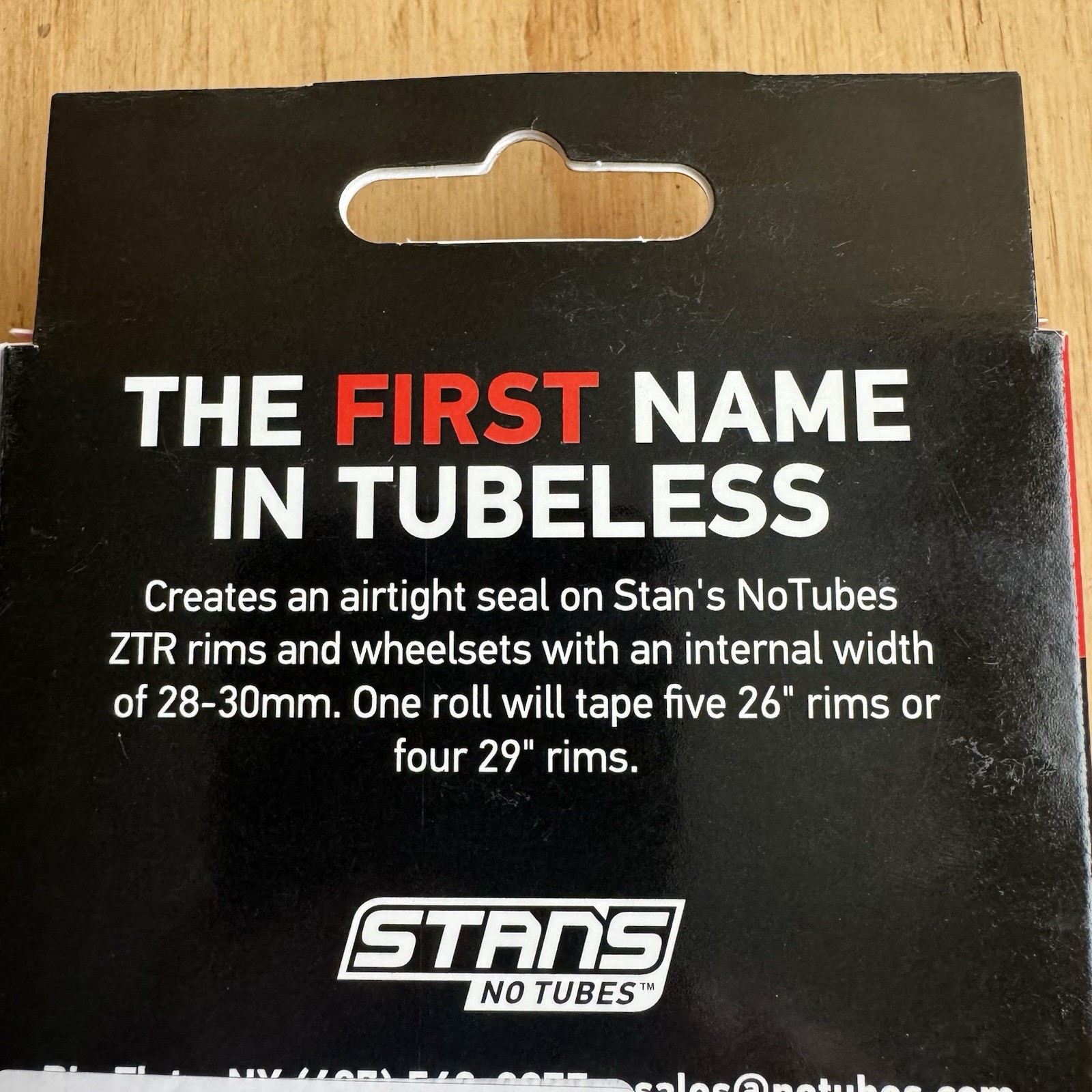 Stan’s NoTubes Rim Tape for Rim Interior (30 MM) 30mm X 10yards