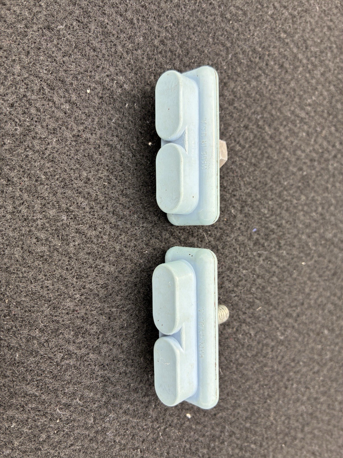 Vintage NOS Skyway Tuff Pad Set BMX Brake Shoes Light Blue 1980s Old School