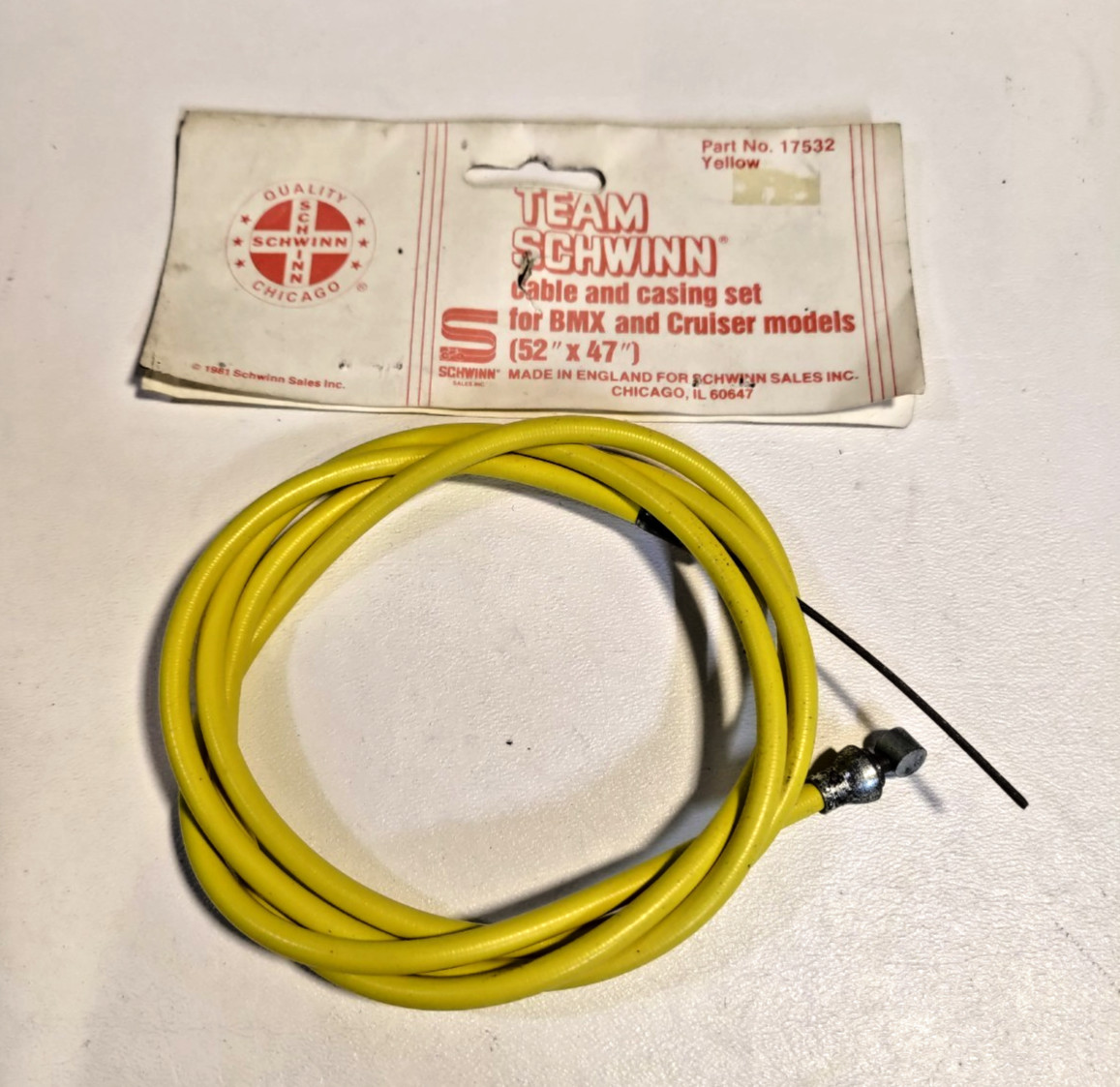 Schwinn Predator by Clark`s of England 1.6mm (52″x47″) Brake Cable – New – NOS