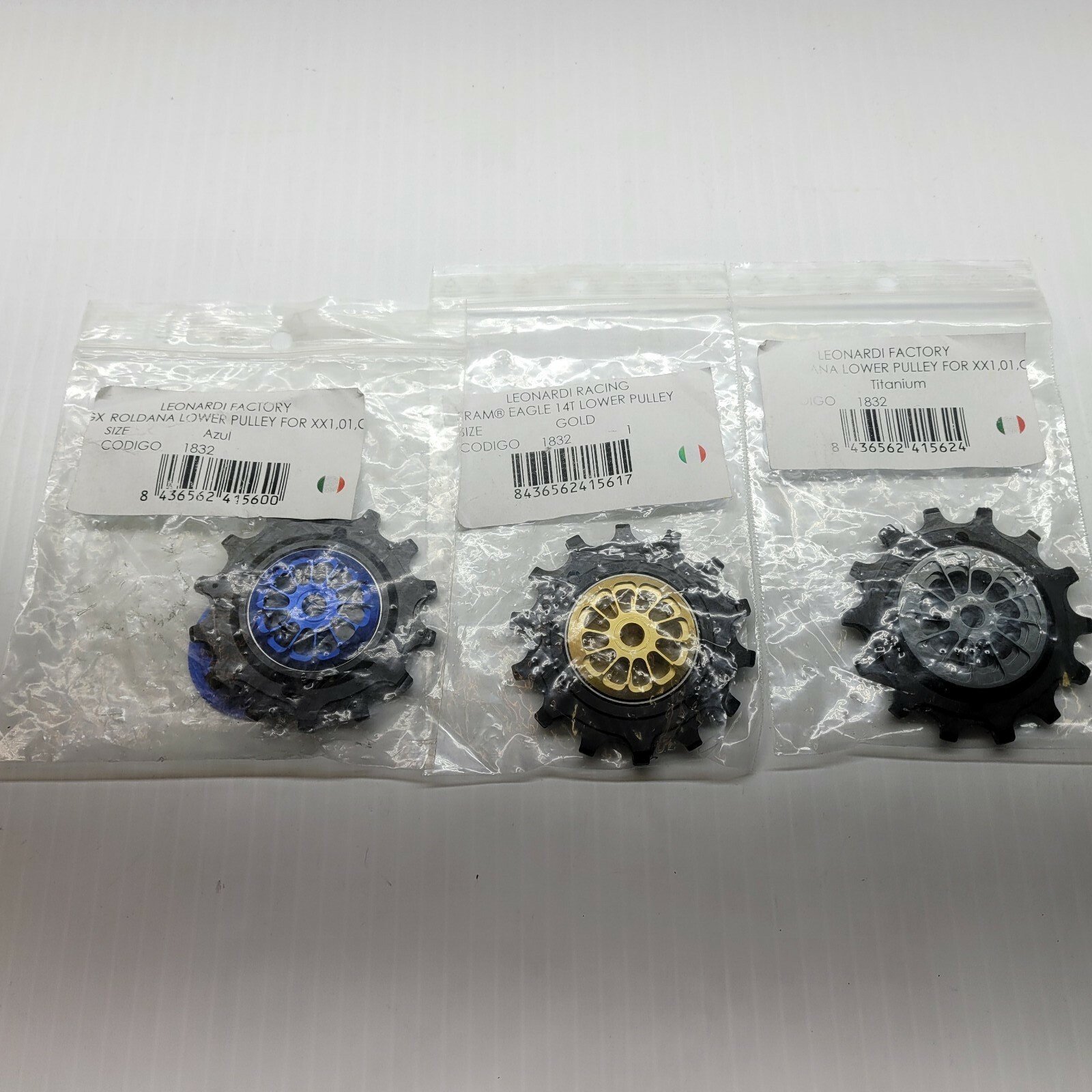 Leonardi Racing & Factory 3 DIFFERENT PULLEYS SEE DESCRIPTION