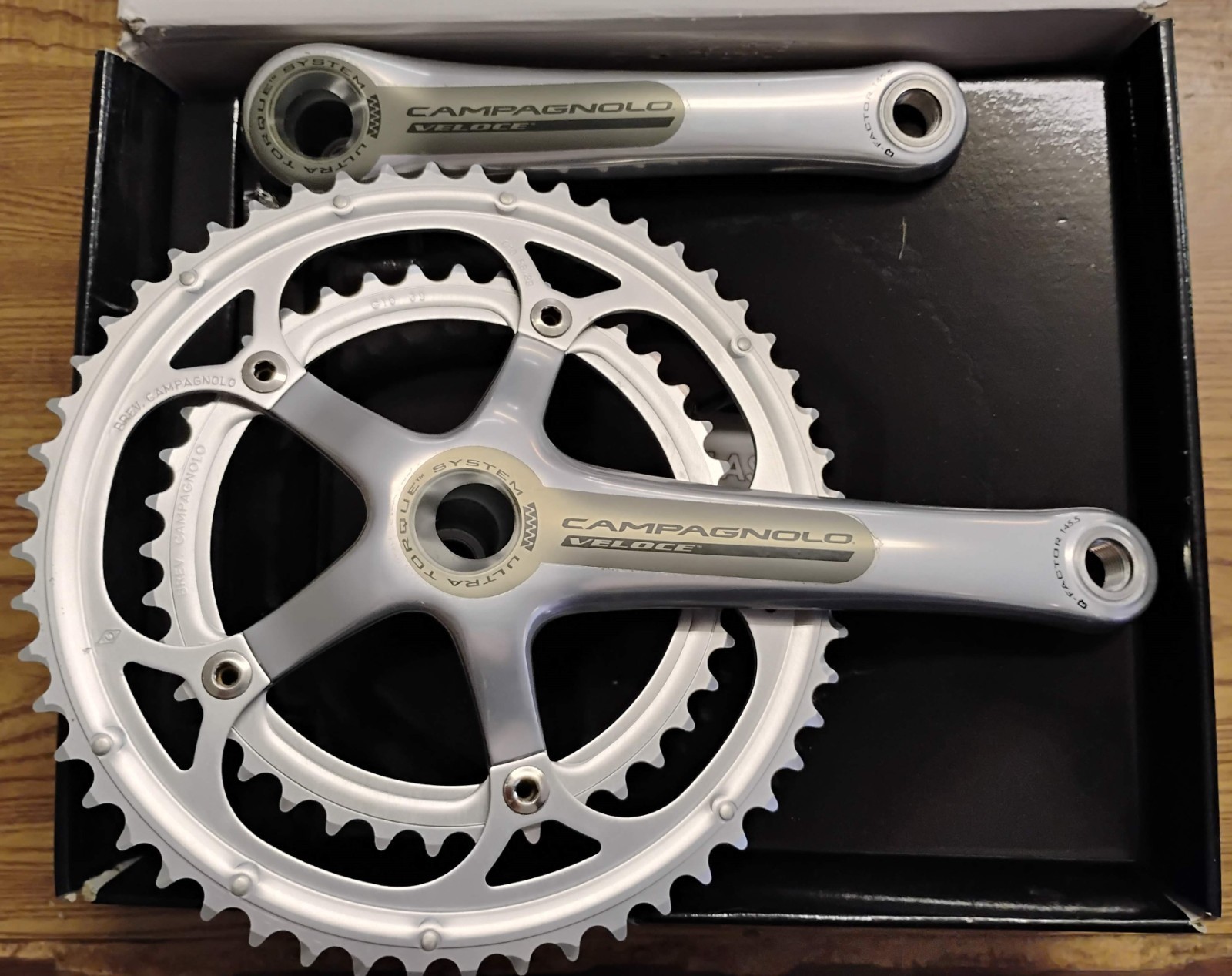 NEW Campagnolo Veloce 10 speed cranks crankset 172.5mm 10s 53-39 Ultra-Torque UT